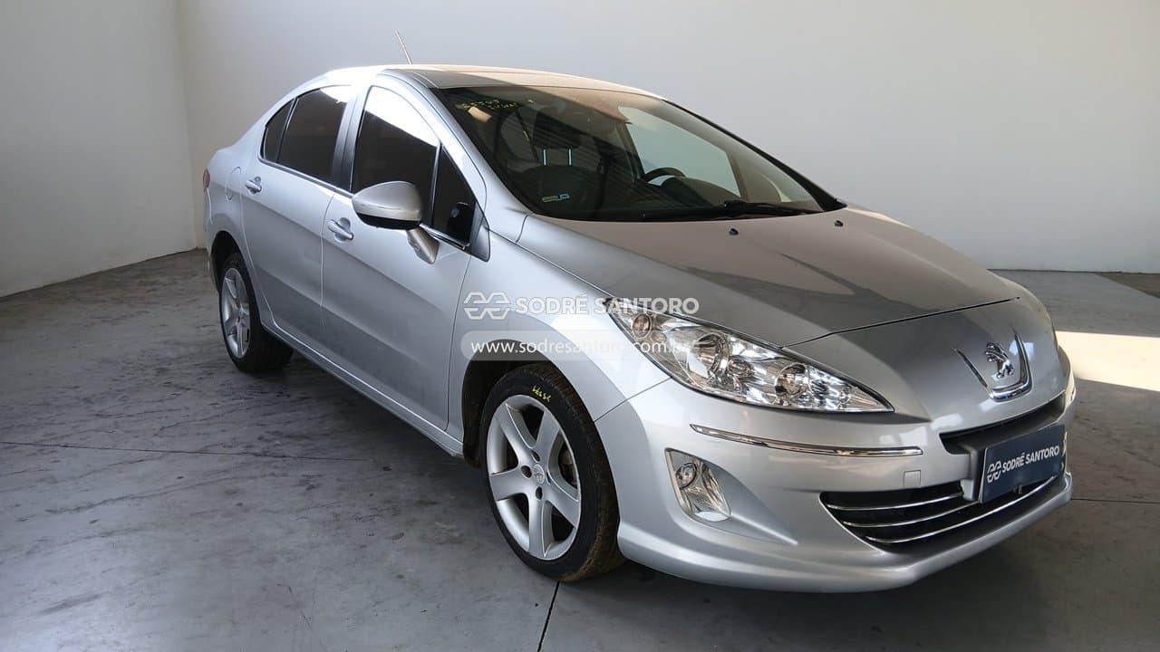 Peugeot 408 Feline 2012, prata