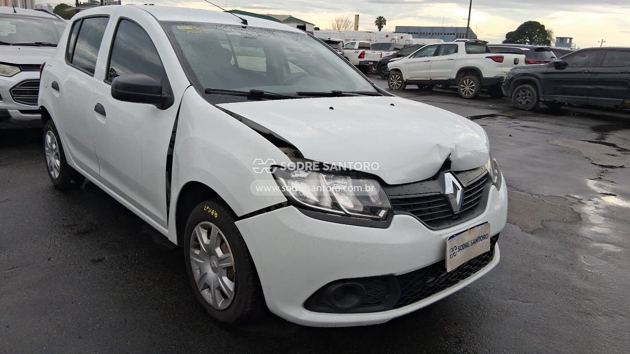 Renault Sandero Auth 10 2018, branca