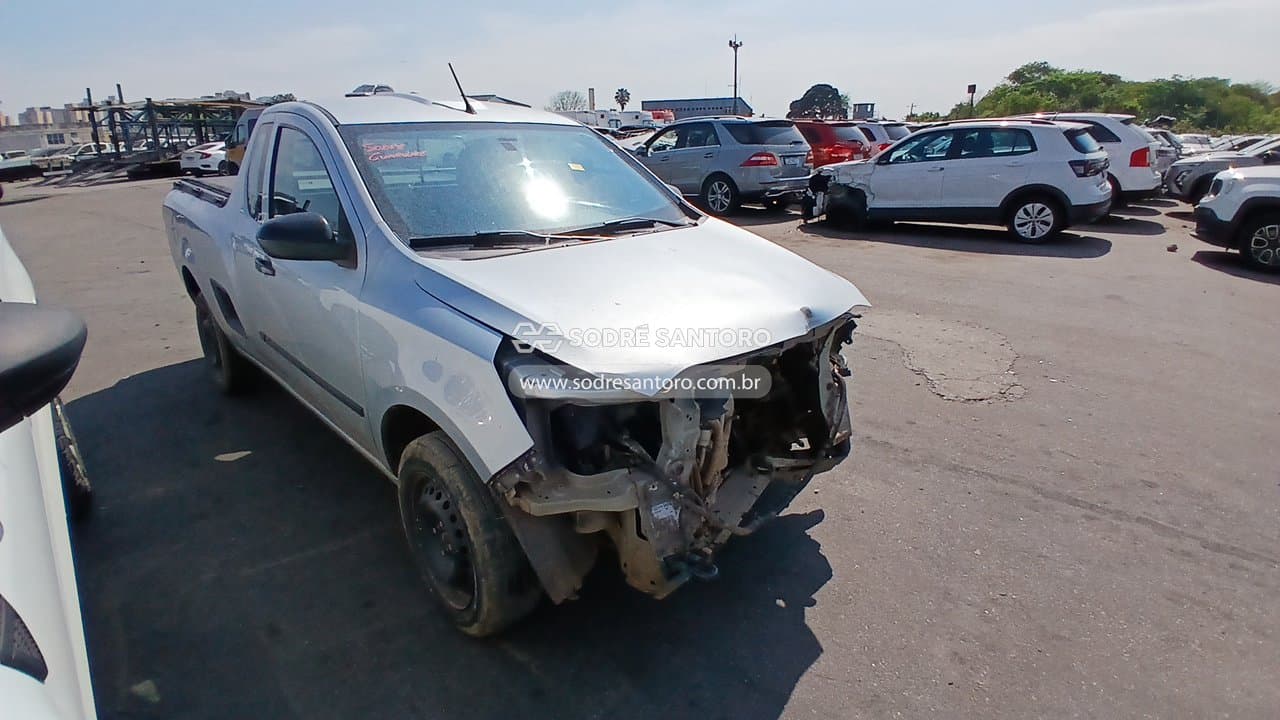 Chevrolet Montana Ls 2013, prata