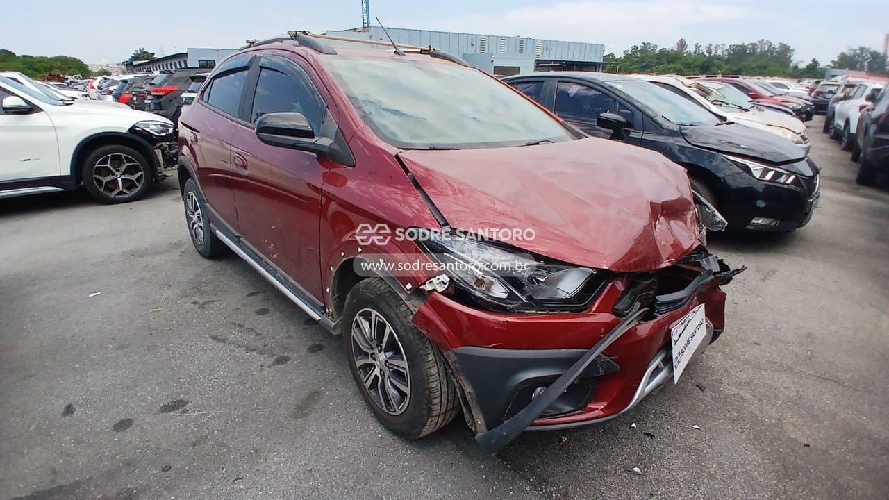 Chevrolet Onix 1.4at Act 2018, vermelha