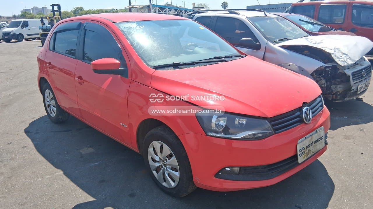 Volkswagen Gol 1.6 2013, vermelha