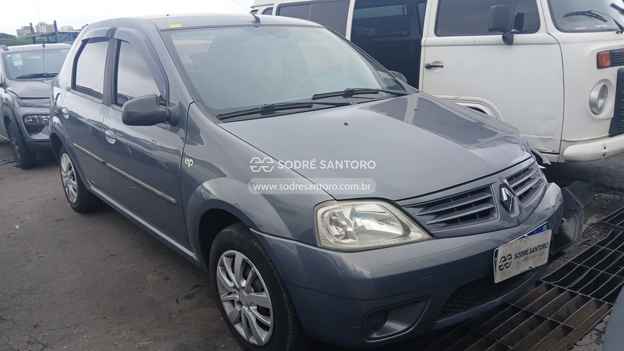 Renault Logan Exp 1016v 2010, cinza