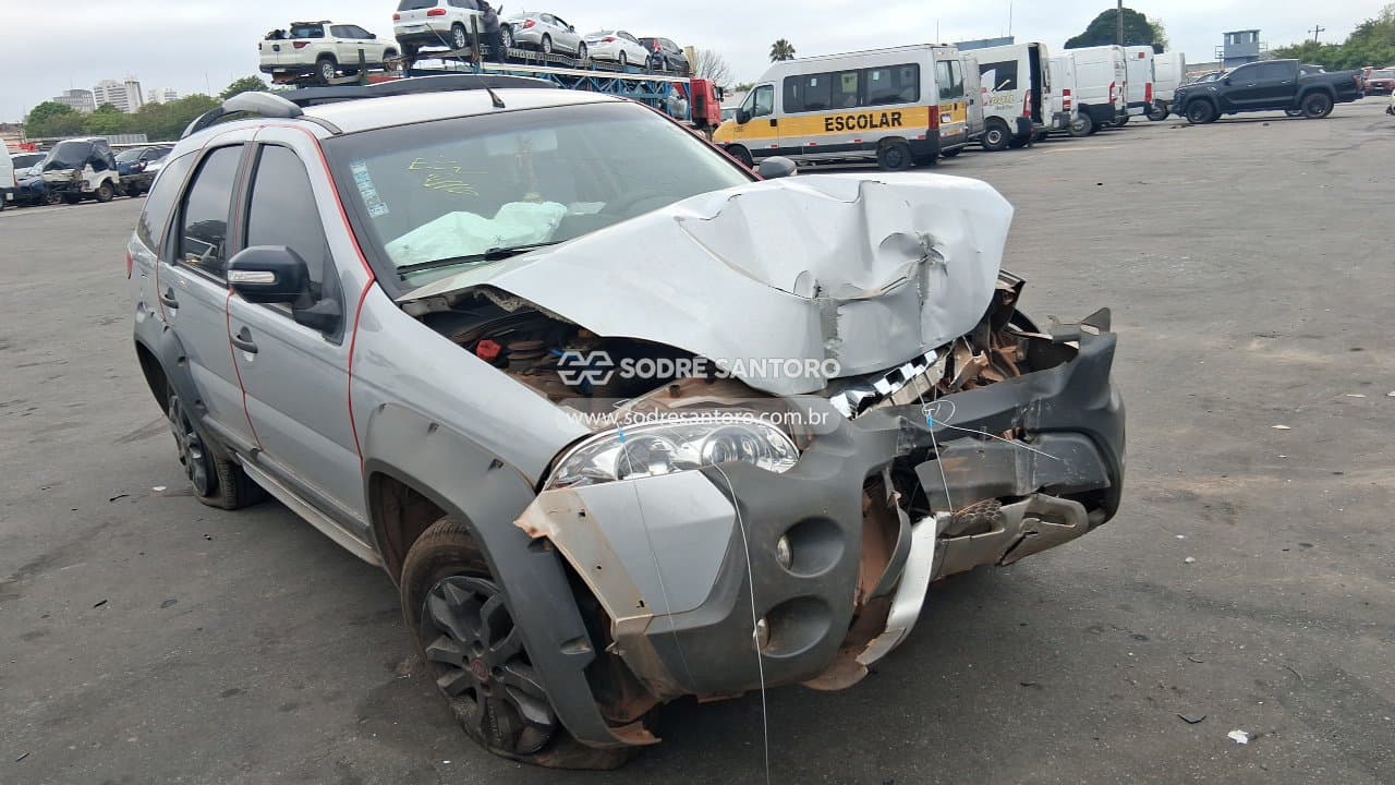 Fiat Palio Wk Adven Flex 2014, prata