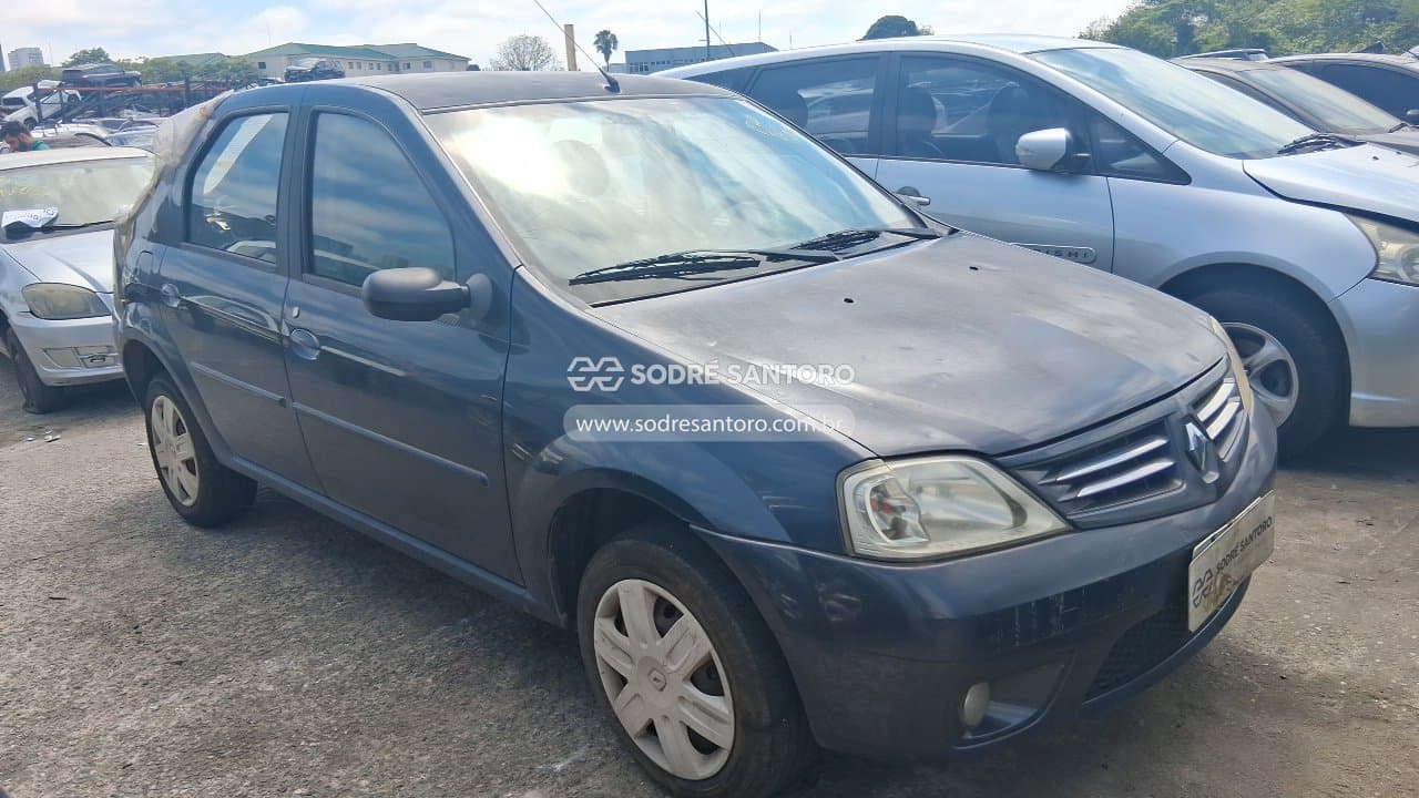 Renault Logan Pri 1616v 2008, azul