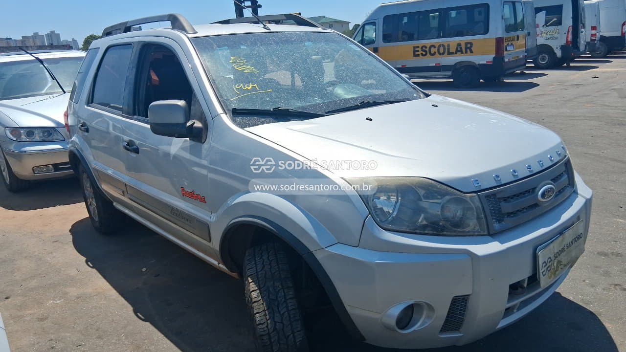 Ford Ecosport Fsl 1.6 Flex 2012, prata
