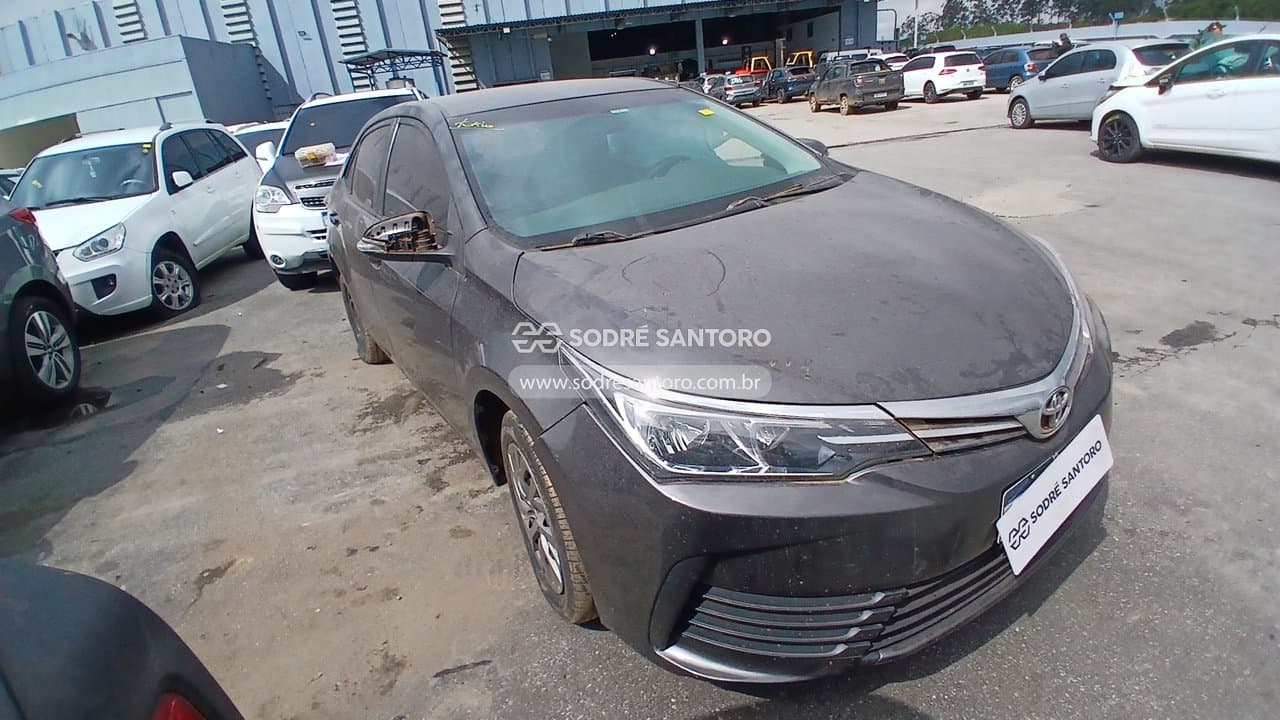 Toyota Corolla Gli18 Cvt 2018, cinza