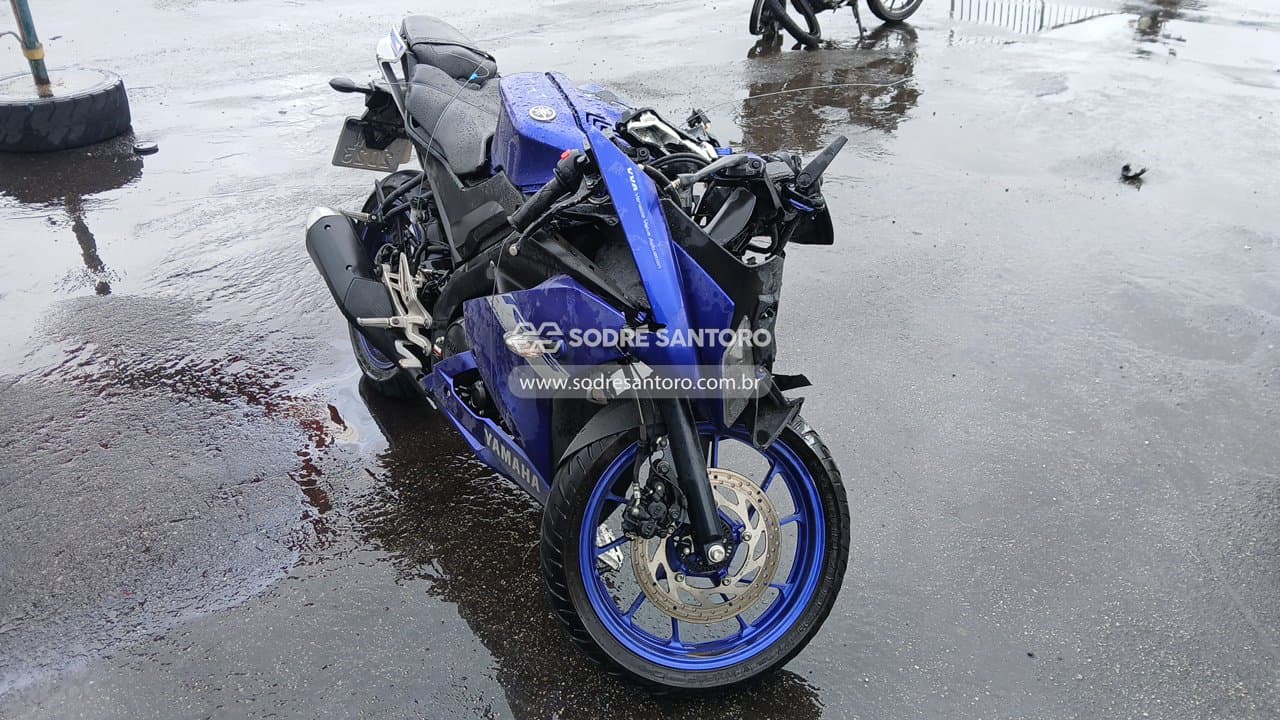 Yamaha Yzf R15 Abs 2024, azul