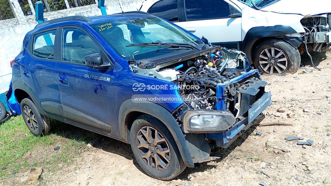 Renault Kwid Outsid 2024, azul