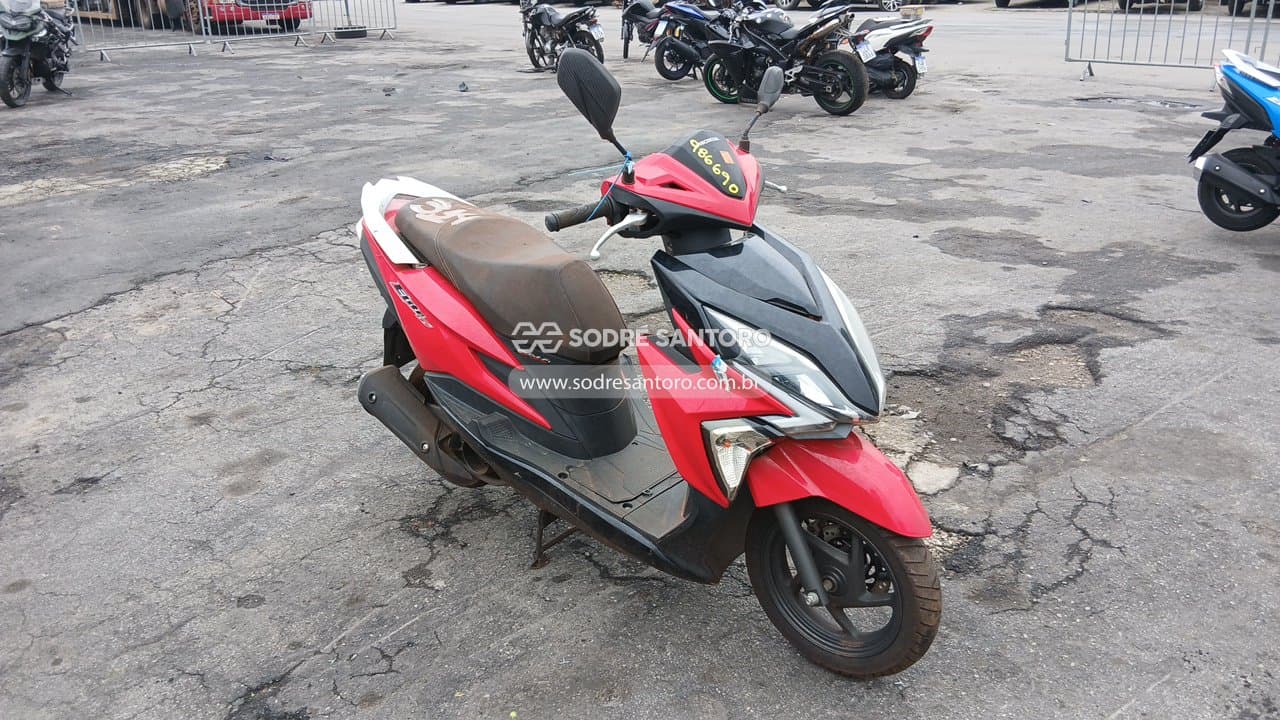 Honda Elite 125 2023, vermelha
