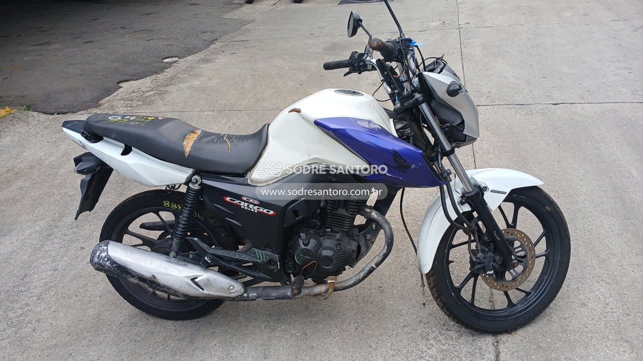 Honda Cg 160 Cargo Esdi 2017, branca