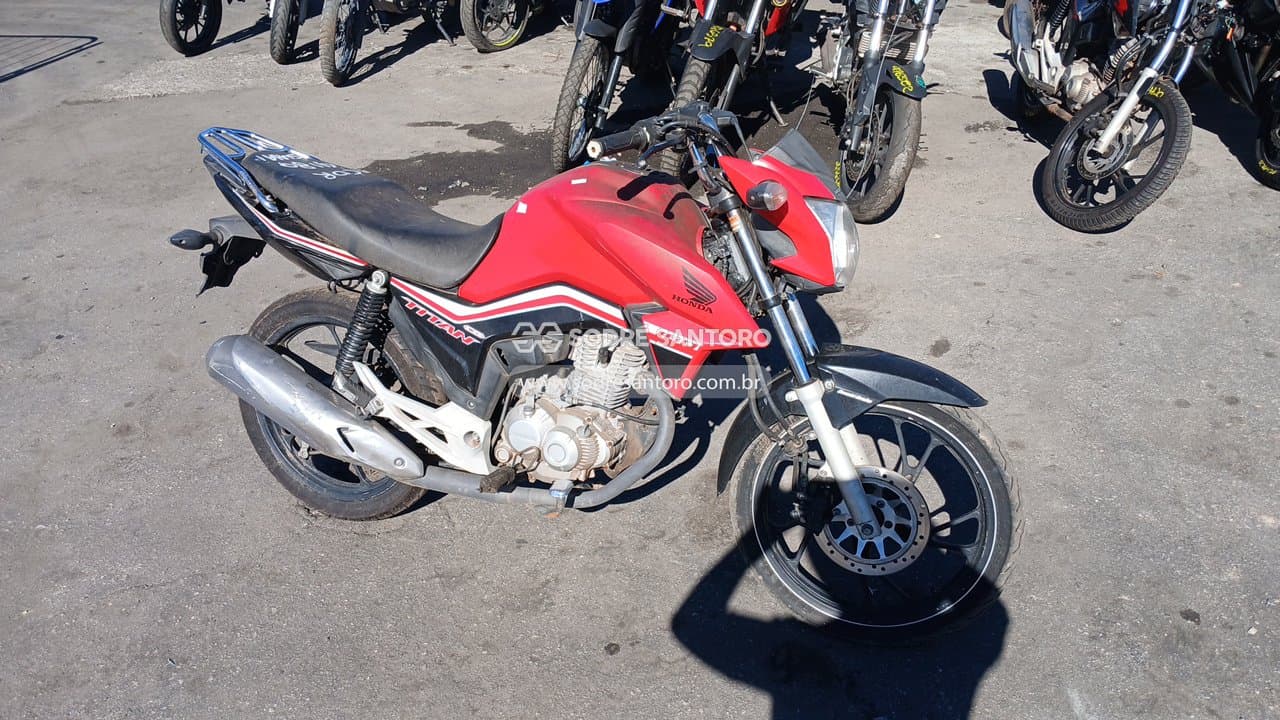 Honda Cg 160 Titan 2019, vermelha