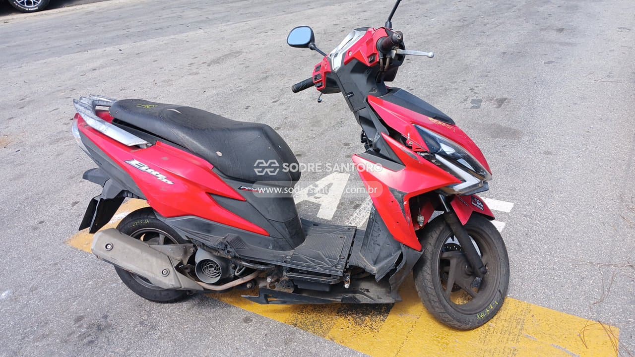Honda Elite 125 2019, vermelha