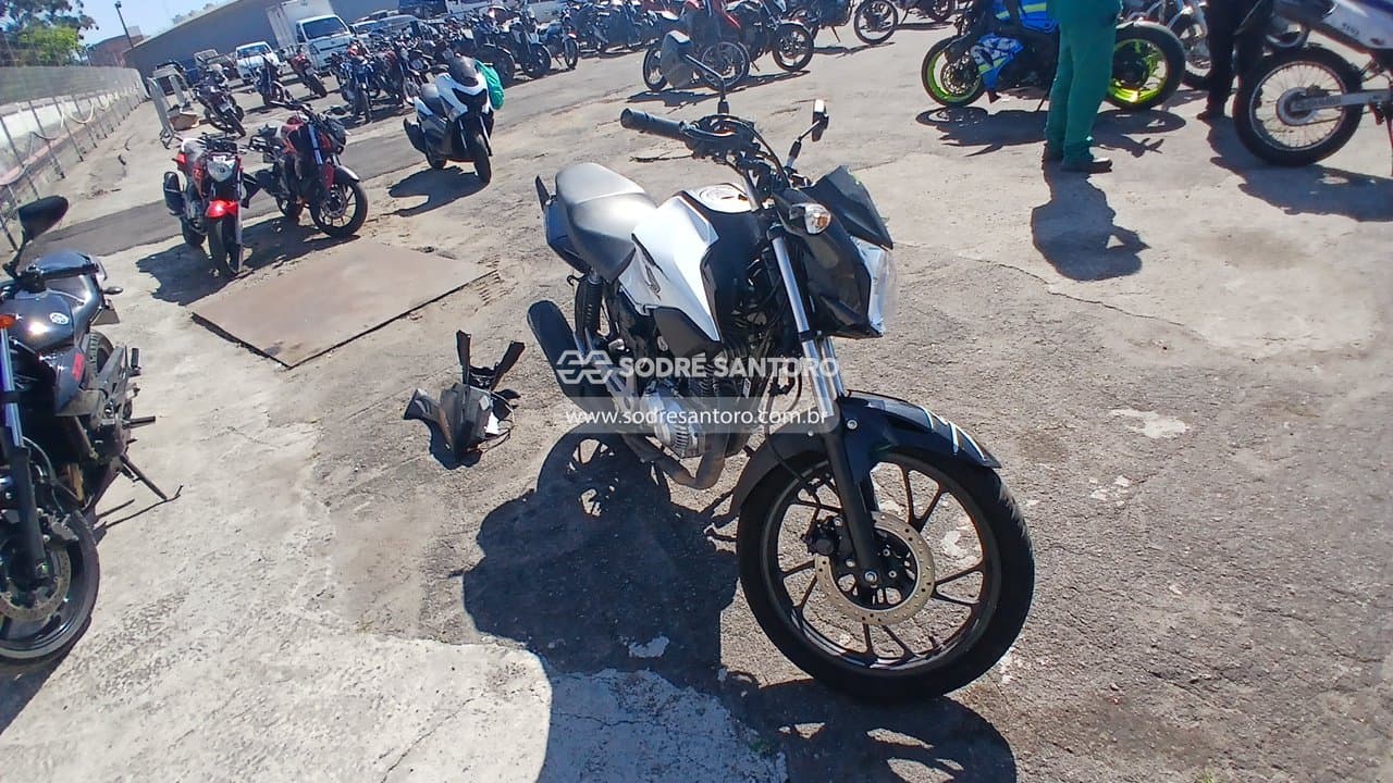 Honda Cg 160 Cargo 2025, branca