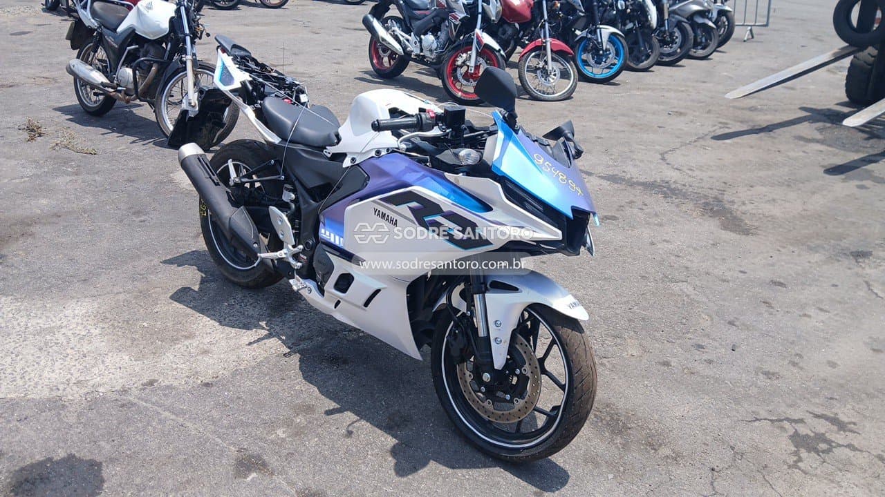 Yamaha Yzf R3 Abs 2026, branca