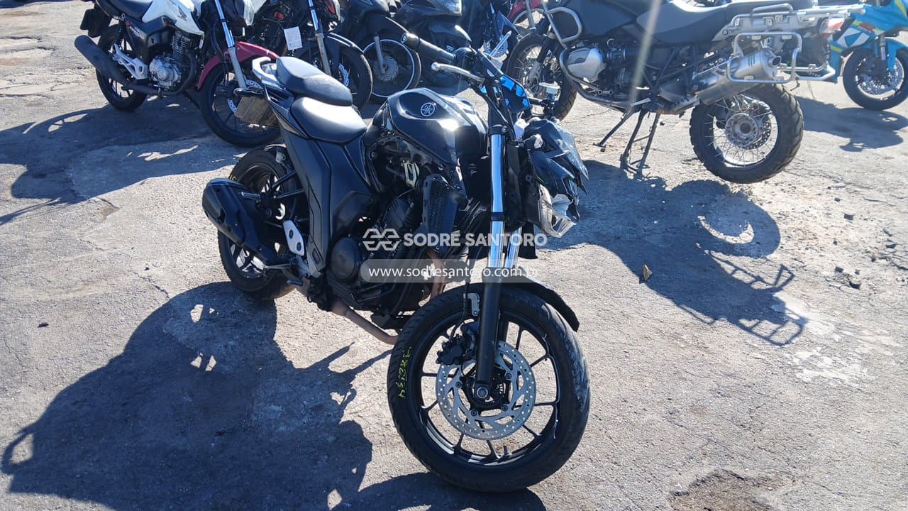 Yamaha Fz25 Fazer 2020, preta