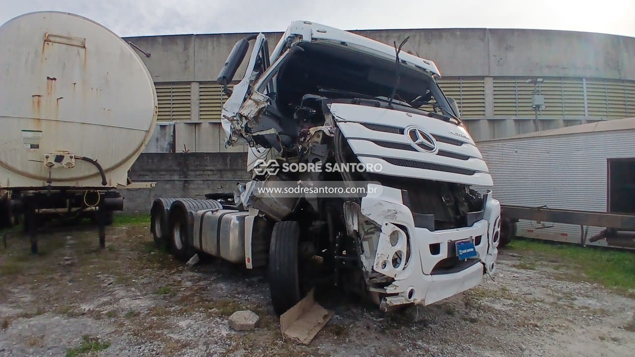 Mercedes-Benz Actros 2546 Ls 2019, branca
