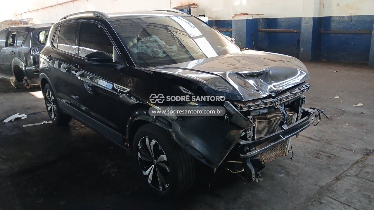 Volkswagen T Cross Hl Tsi Ae 2020, preta