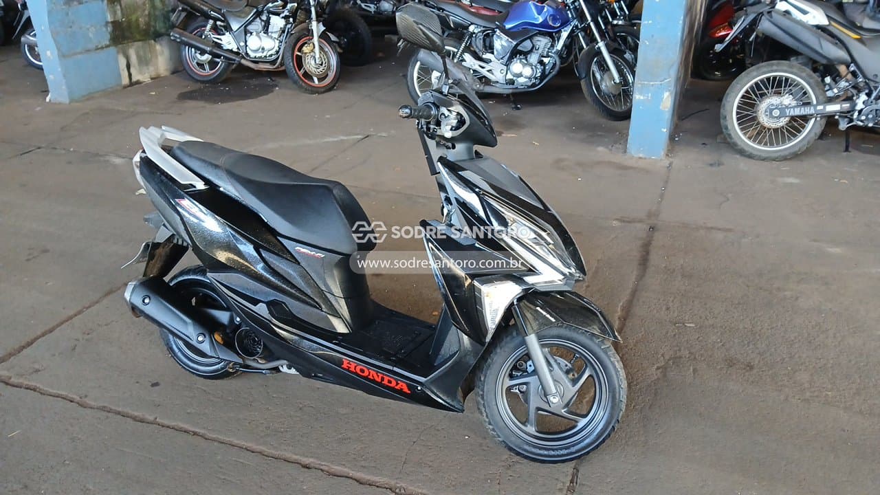 Honda Elite 125 2021, preta