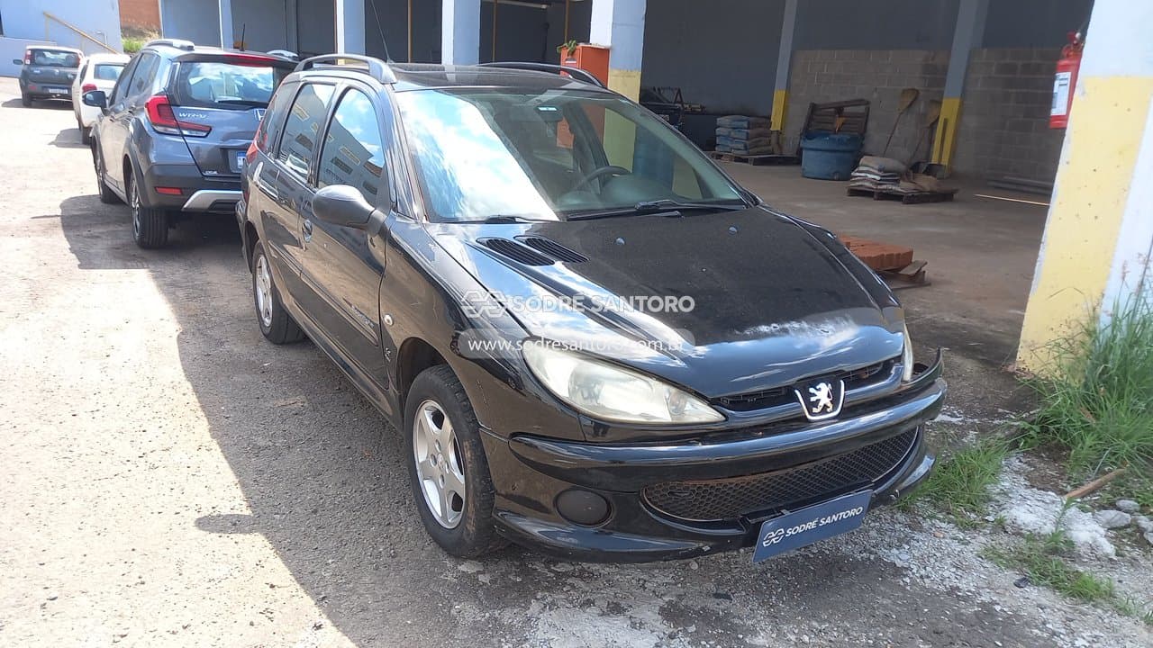 Peugeot 206 Sw14 Moon Fx 2008, preta