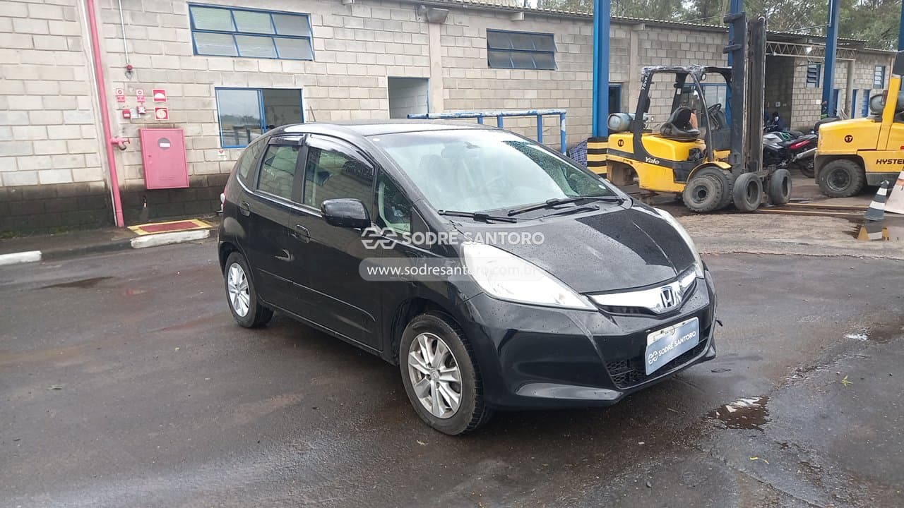 Honda Fit Lx Flex 2013, preta