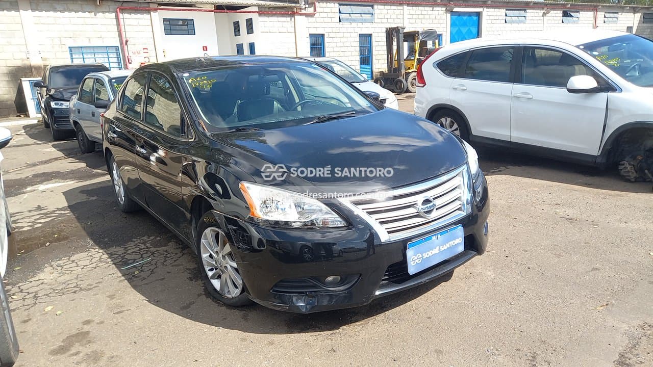 Nissan Sentra 20sv Cvt 2016, preta