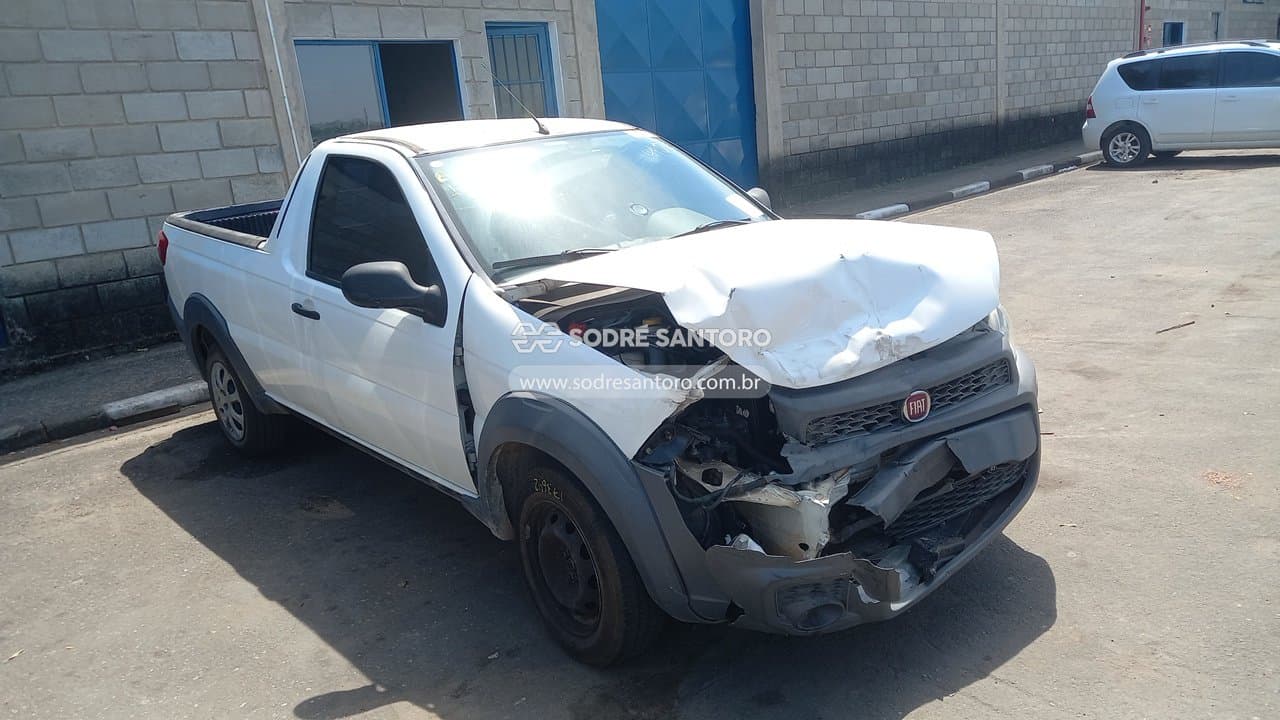 Fiat Strada Hd Wk Cc e 2020, branca