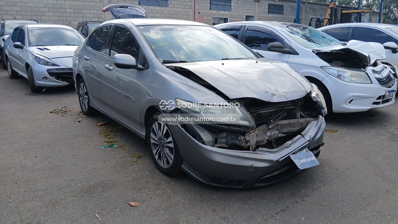 Honda City Lx Flex 2014, cinza