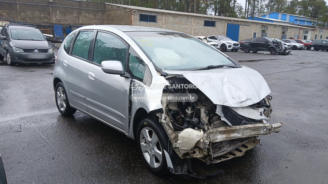 Honda Fit Lx Flex 2009, prata