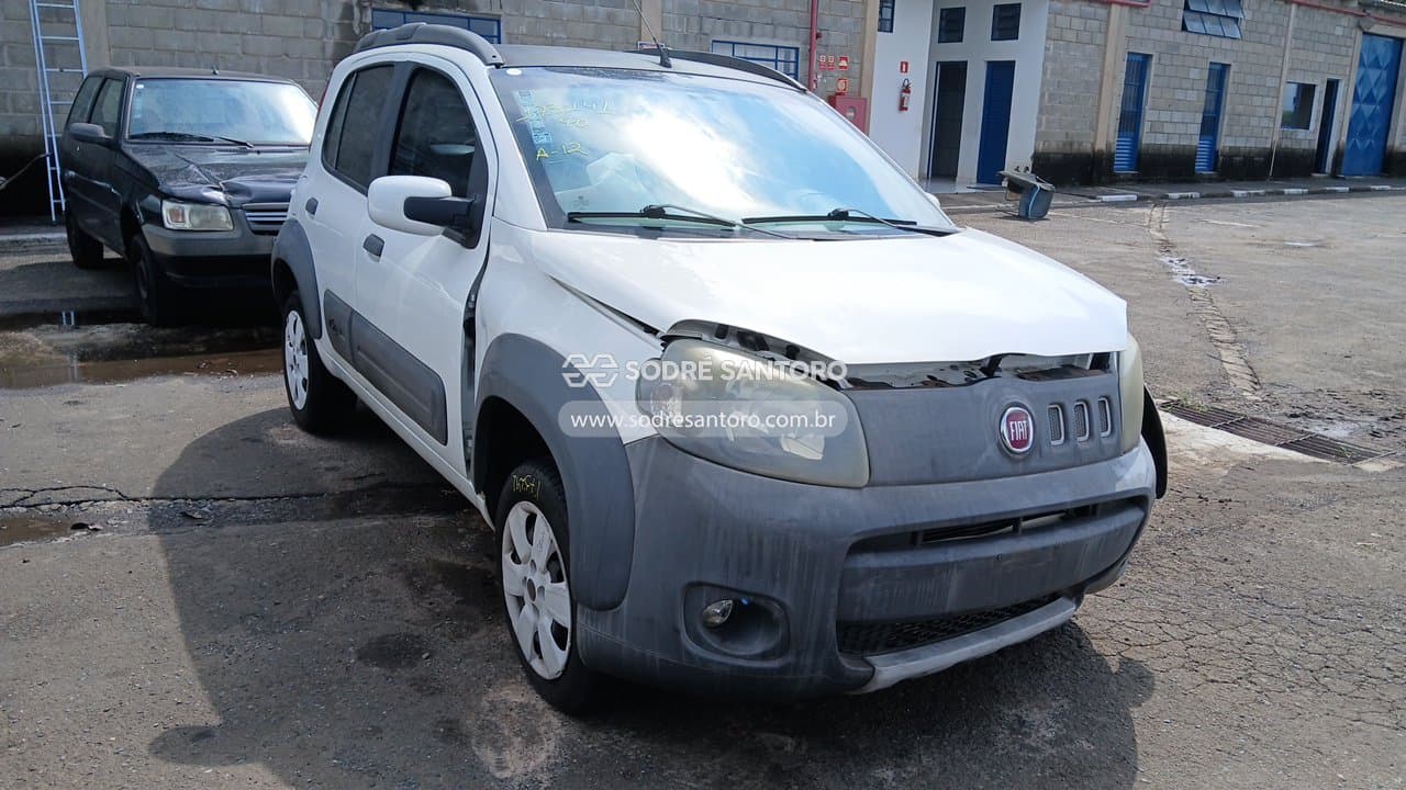 Fiat Uno Way 1.0 2014, branca