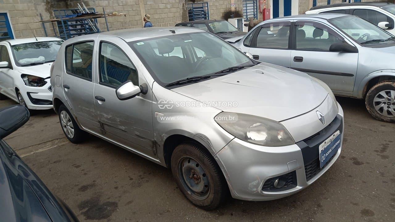 Renault Sandero Exp 16hp 2014, prata