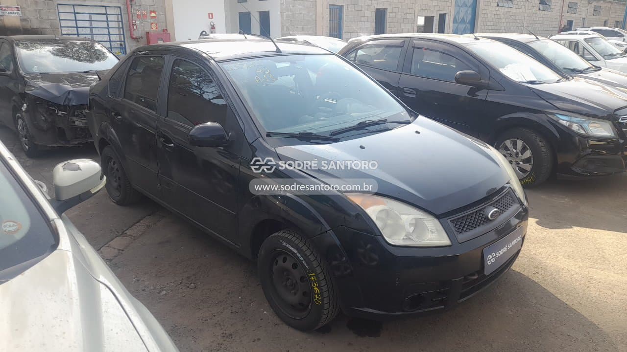 Ford Fiesta Sedan Flex 2009, preta