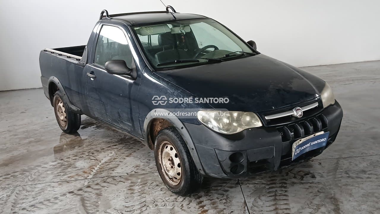 Fiat Strada Fire Flex 2012, azul