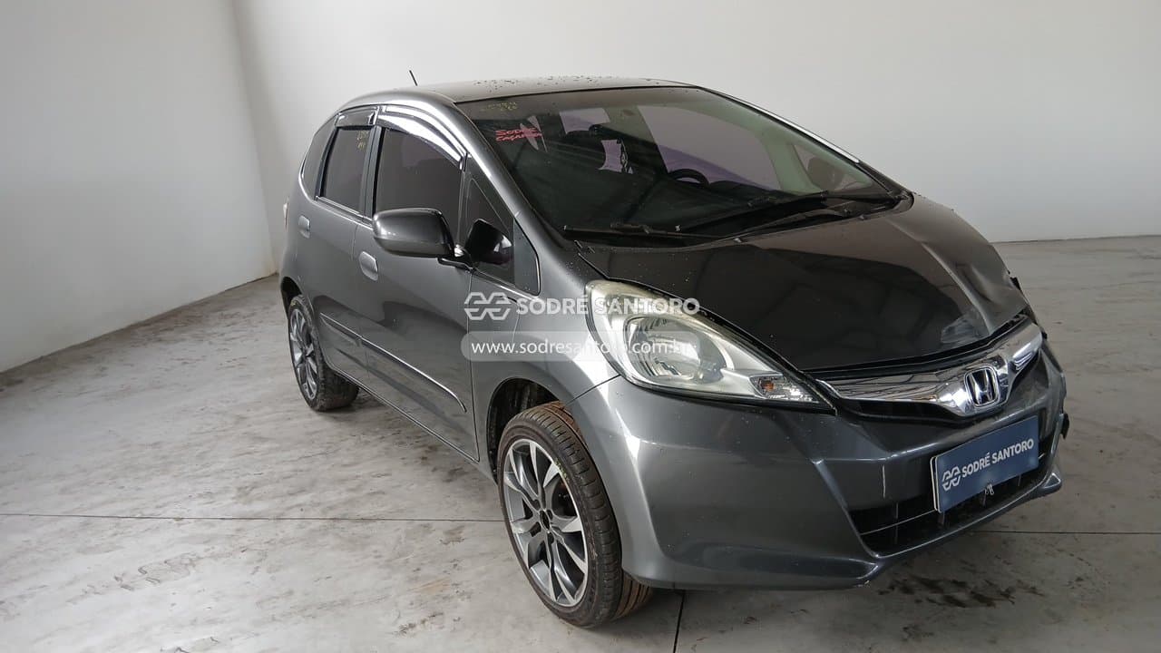 Honda Fit Lx Flex 2014, cinza