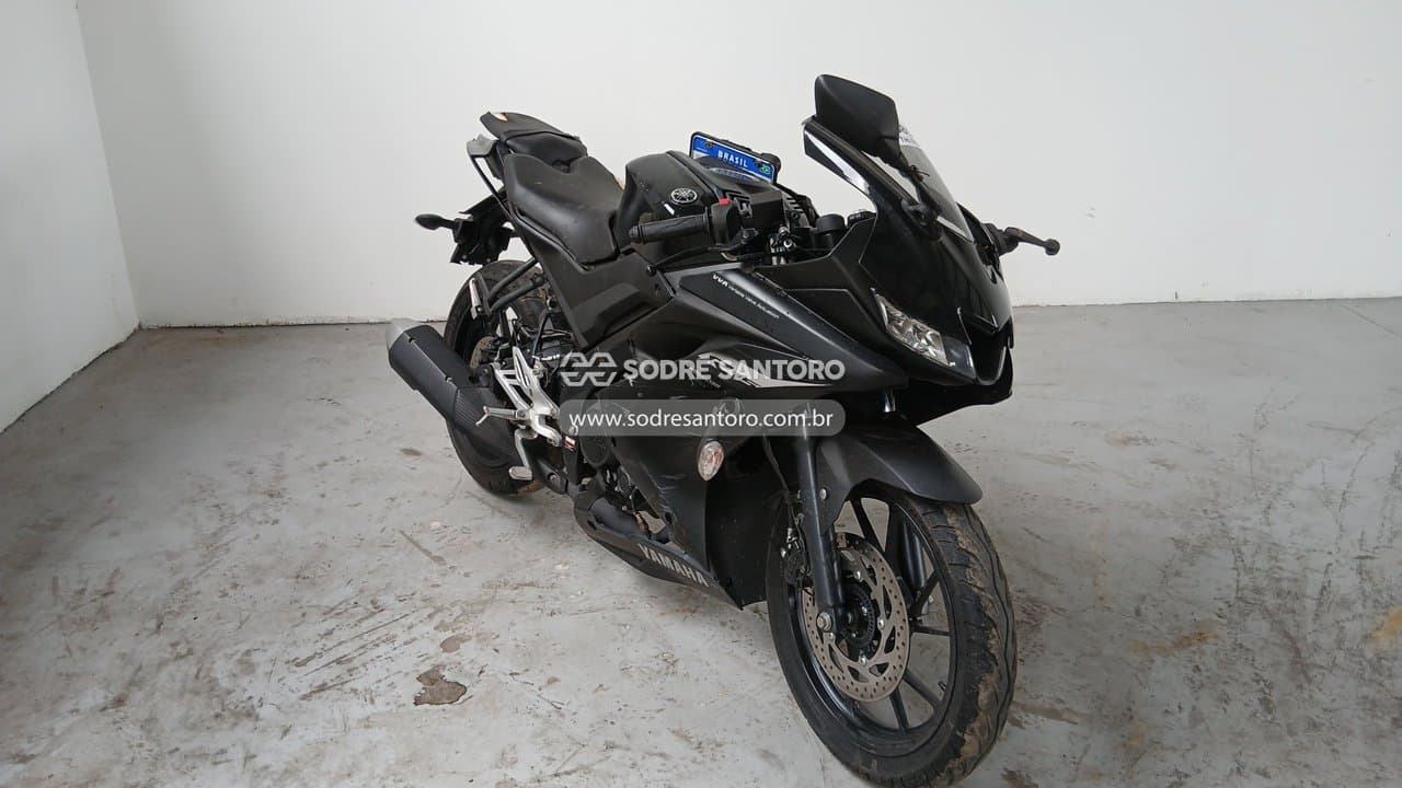 Yamaha Yzf R15 Abs 2025, preta