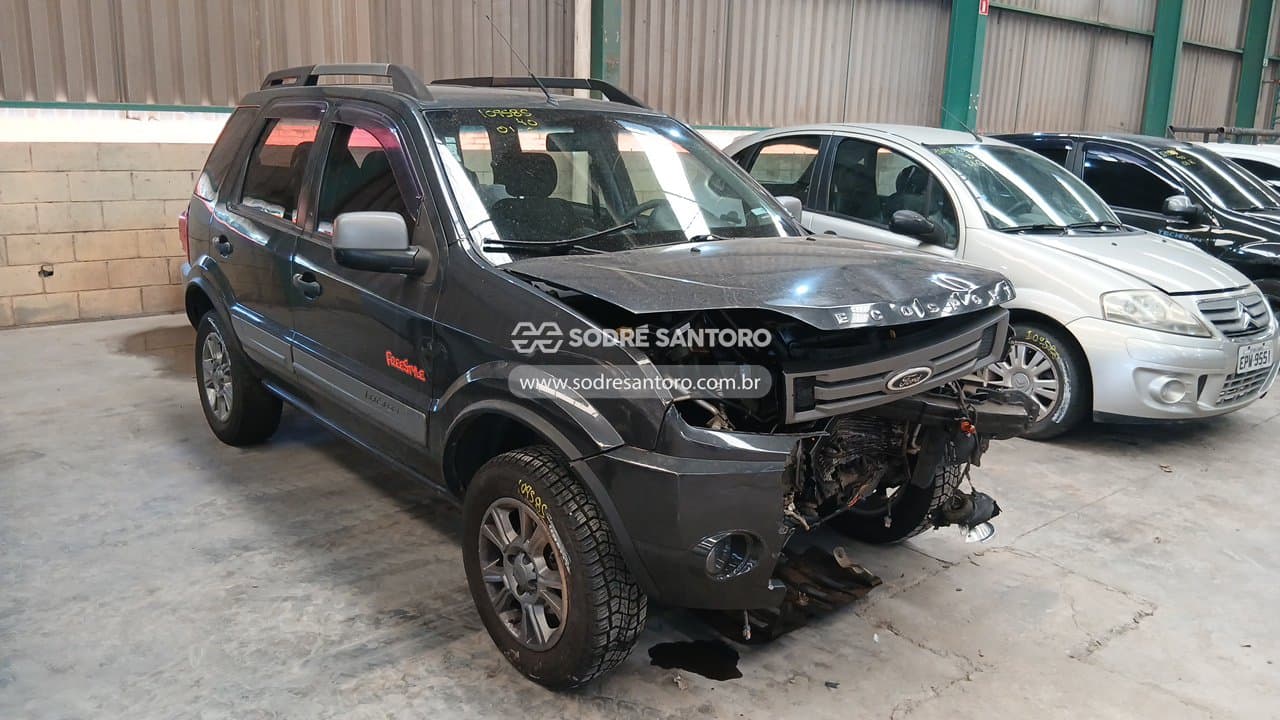 Ford Ecosport Fsl 1.6 Flex 2012, preta