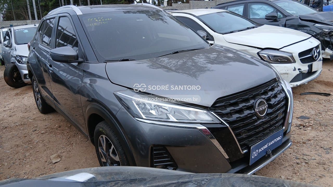 Nissan Kicks Sense Cvt 2024, cinza