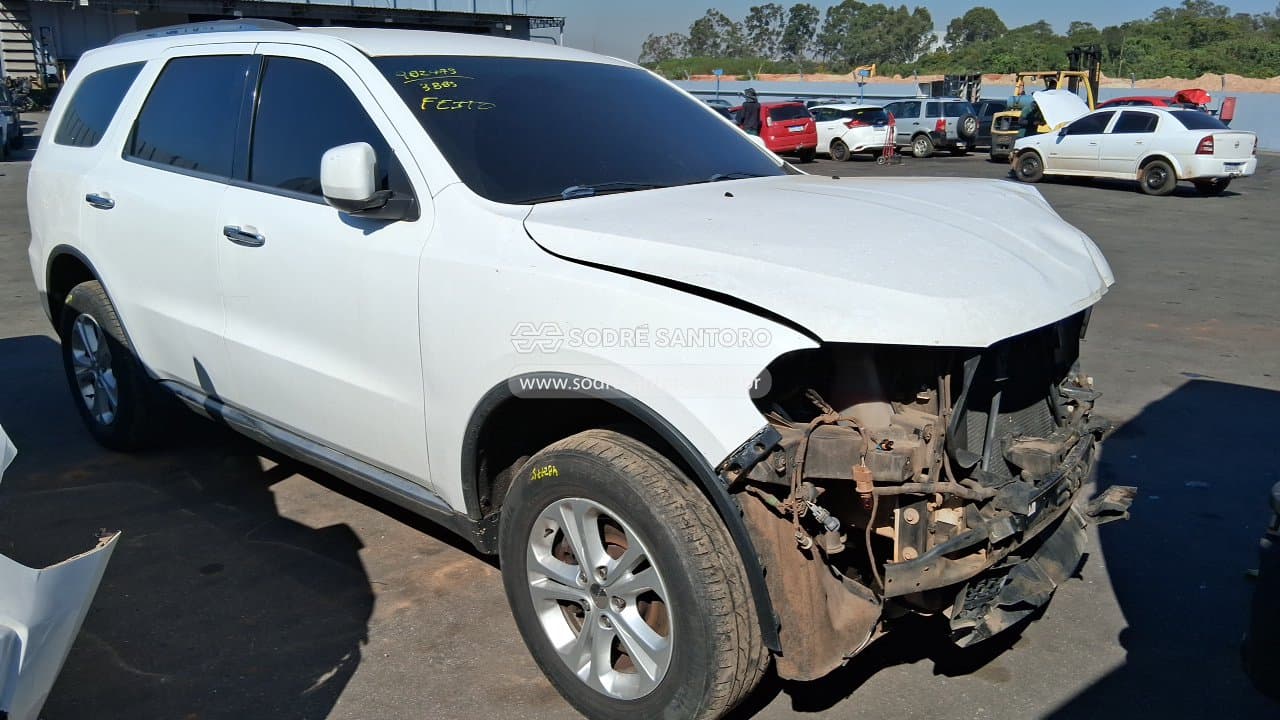 Dodge Durango Crew 2013, branca