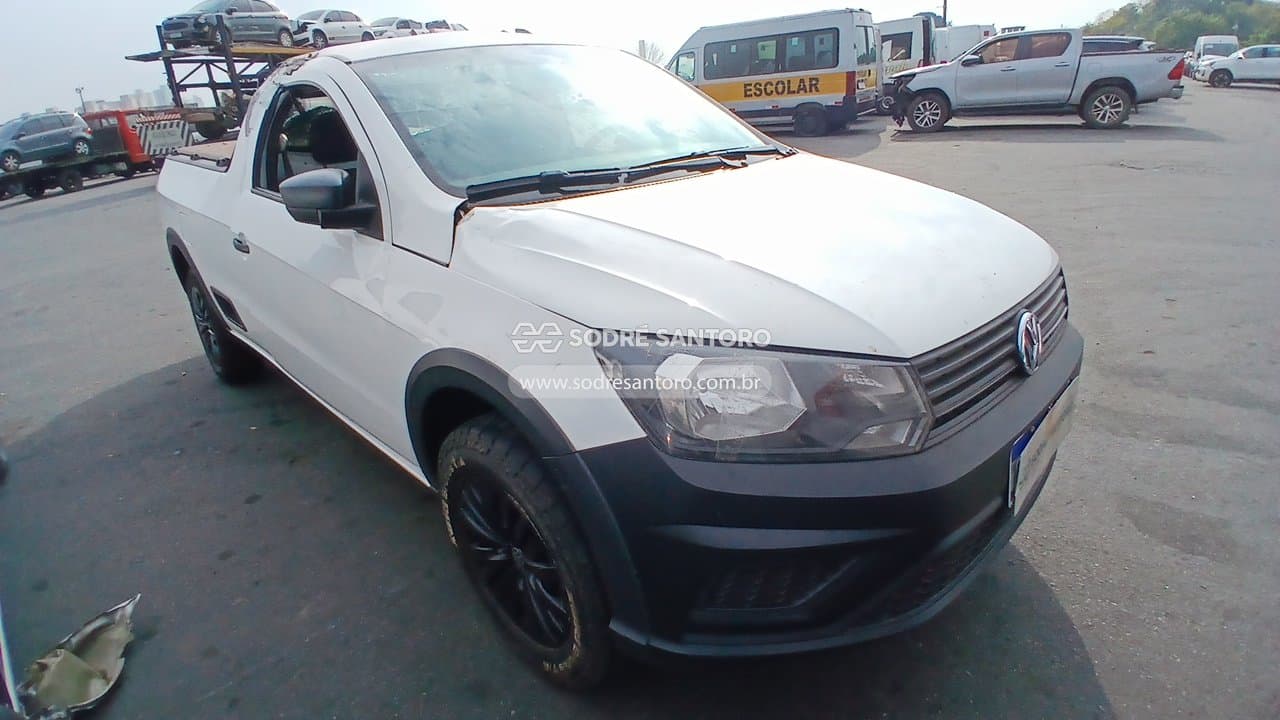 Volkswagen Saveiro Cs Rb Mpi 2023, branca