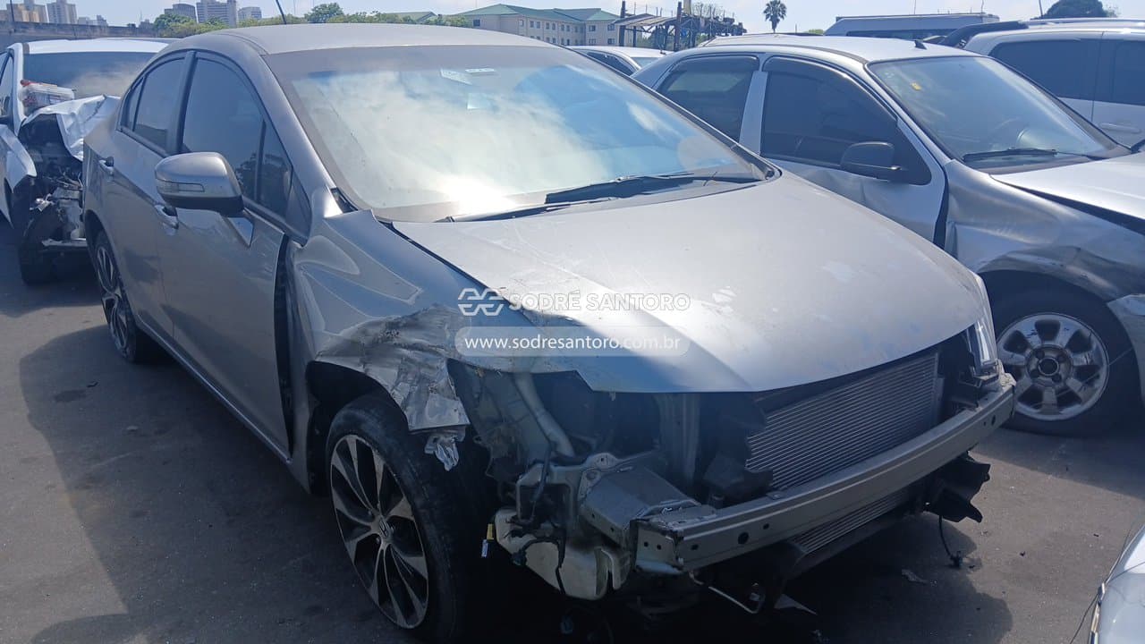Honda Civic Lxr 2016, prata