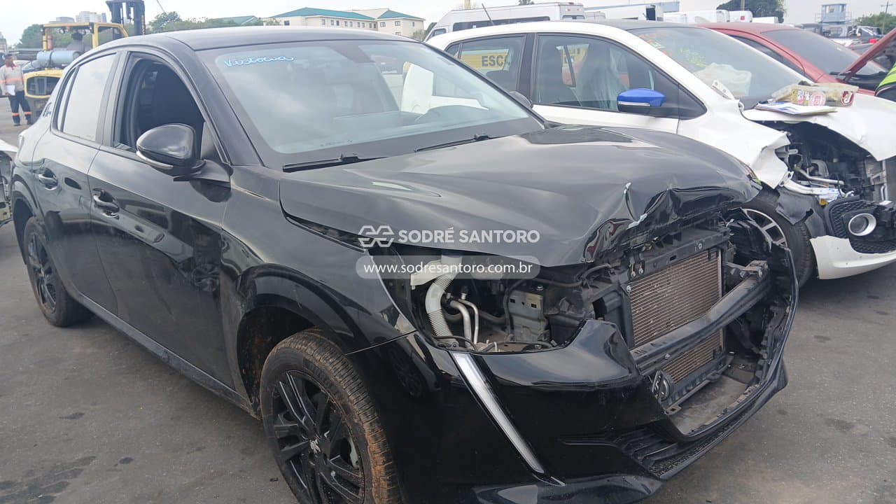 Peugeot 208 Style Mt 2023, preta