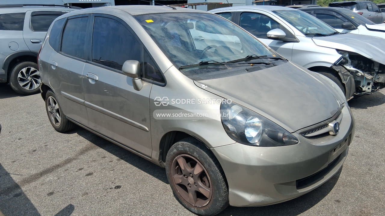 Honda Fit Lx 2008, cinza