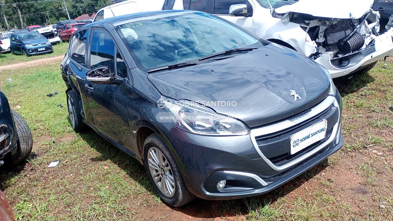 Peugeot 208 Allure Mt 2019, cinza