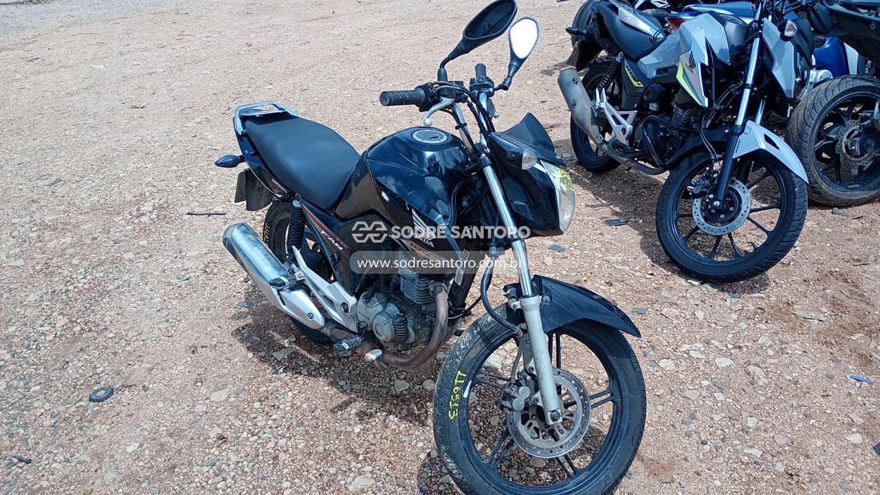 Honda Cg 160 Fan Esdi 2016, preta
