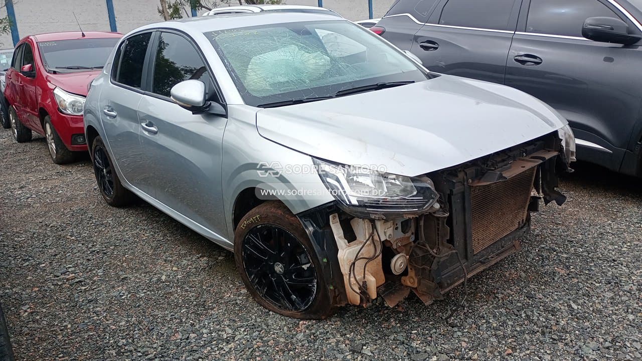 Peugeot 208 Allure 1at 2022, prata