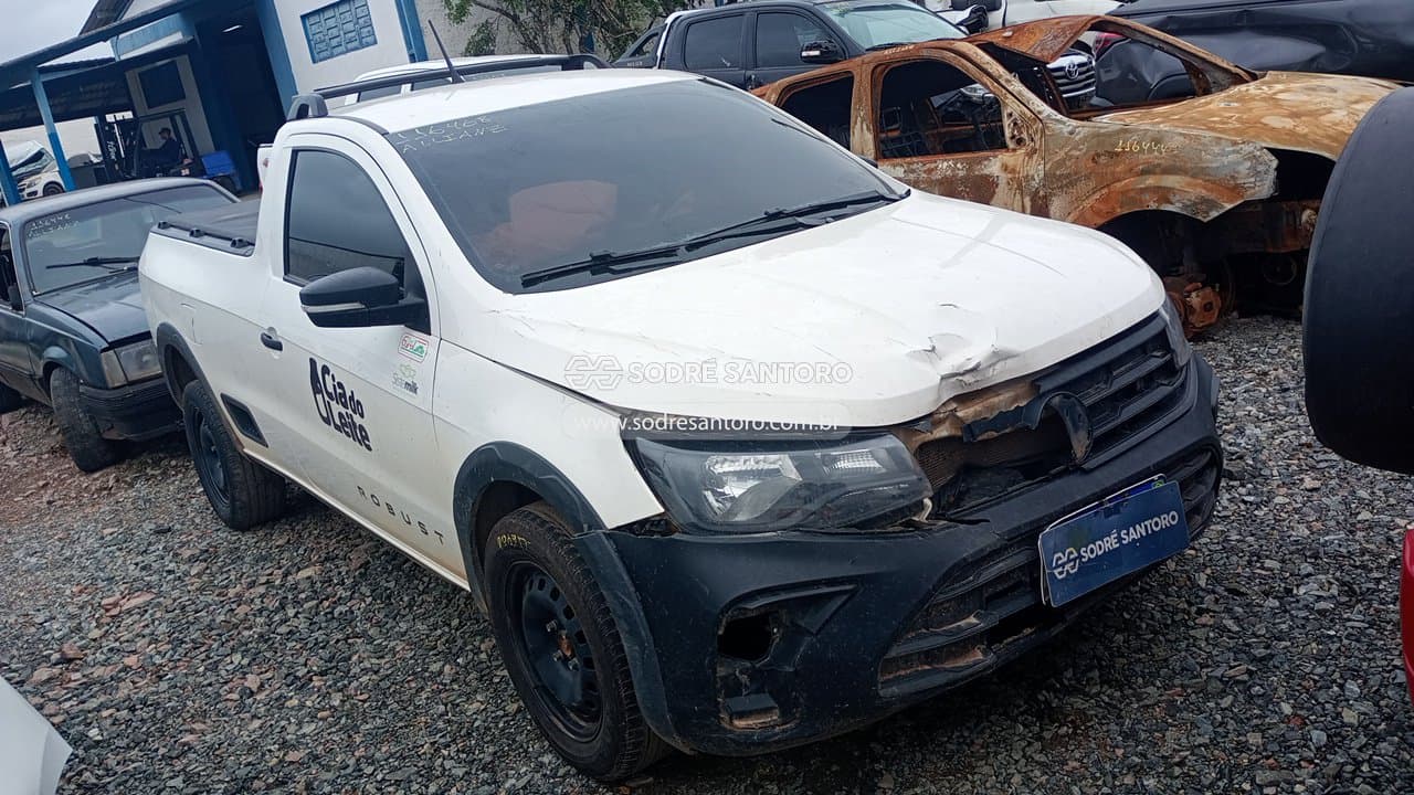 Volkswagen Saveiro Cs Rb Mf 2025, branca