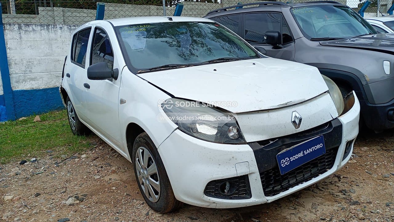 Renault Sandero Exp1016v 2014, branca