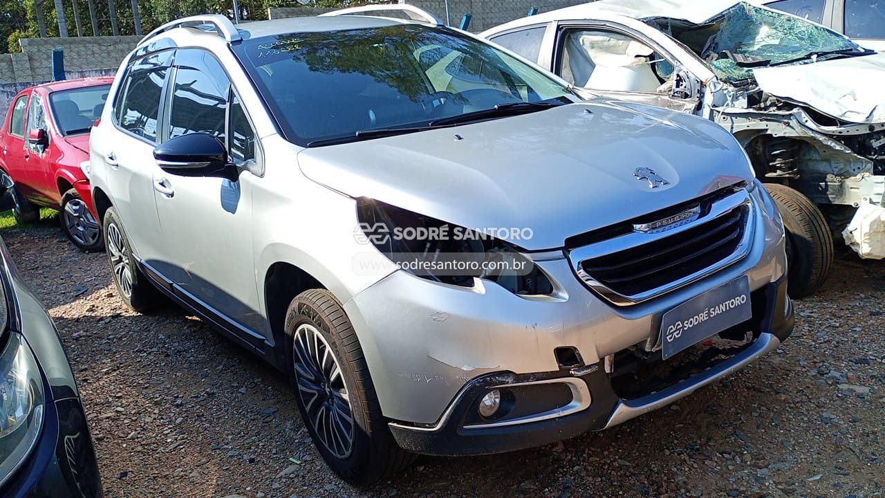 Peugeot 2008 Allure Eat6 2019, prata
