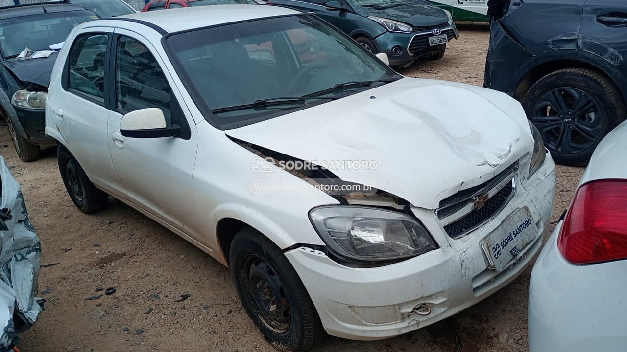 Chevrolet Celta 1.0l Lt 2015, branca