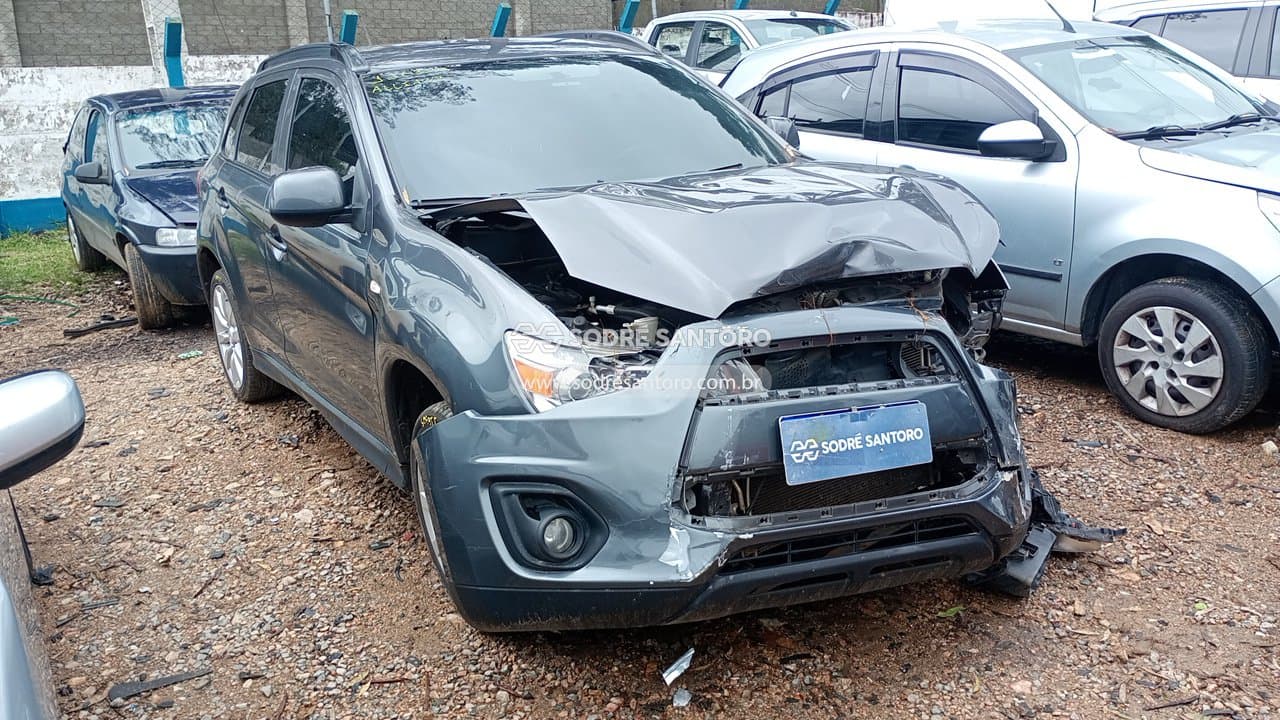 Mitsubishi Asx 2.0 Cvt 2015, cinza