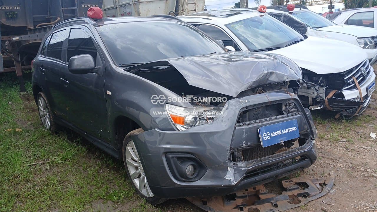 Mitsubishi Asx 2.0 Cvt 2015, cinza